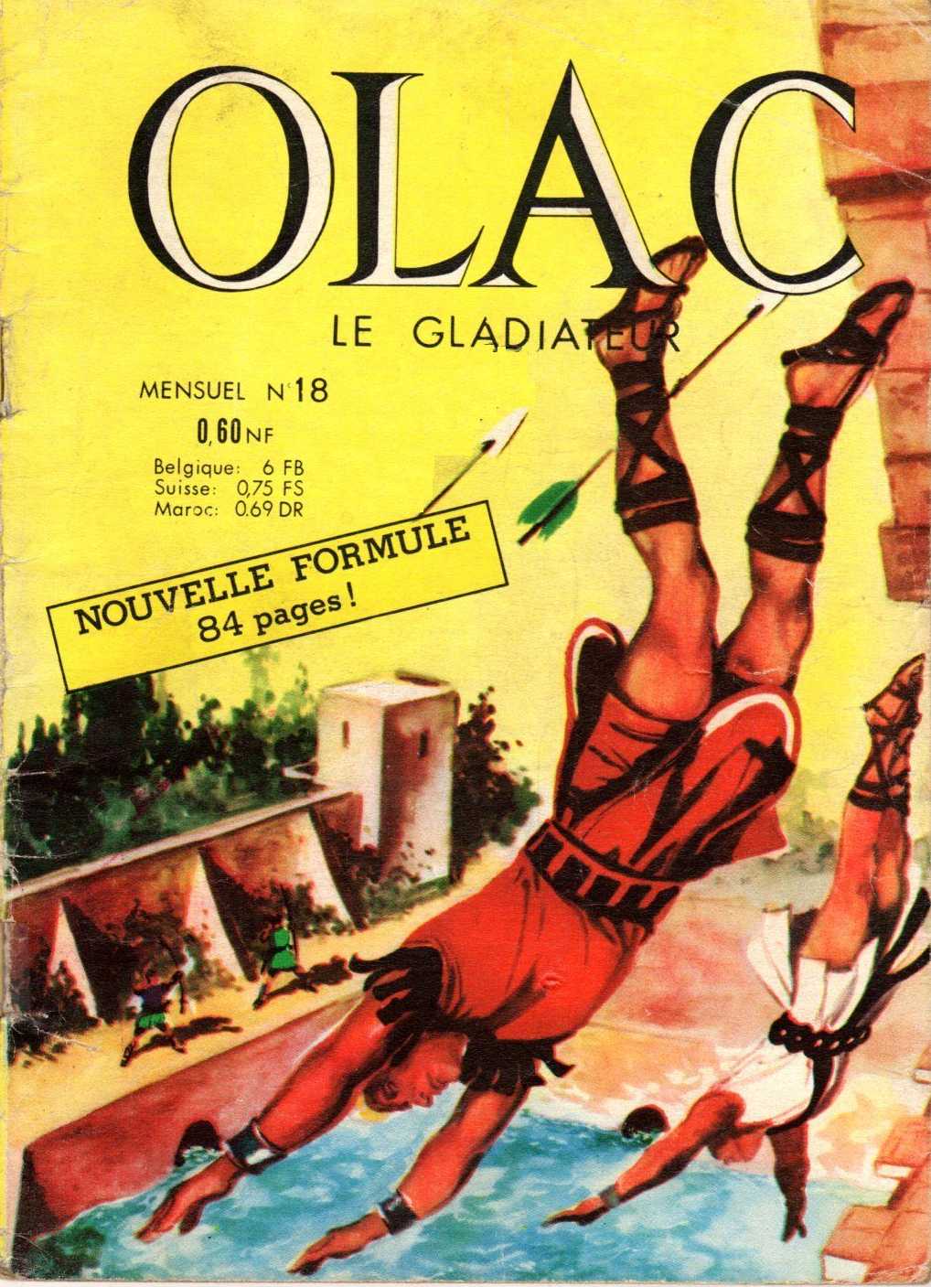 Scan de la Couverture Olac Le Gladiateur n 18